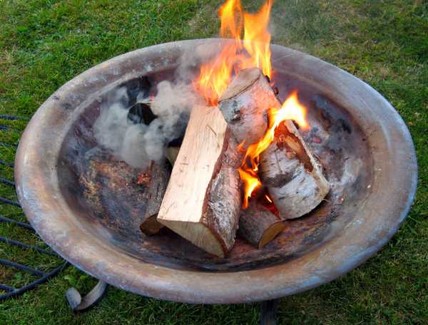 A fire pit